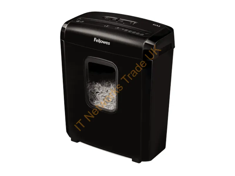 4631101 - Fellowes Powershred 6M paper shredder Micro-cut shredding Black
