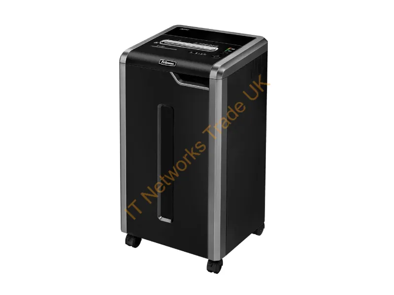 4632001 - Fellowes Paper Shredder 325Ci 24 Sheet Cross Cut Shredder with 83 Litre Bin High Security P4