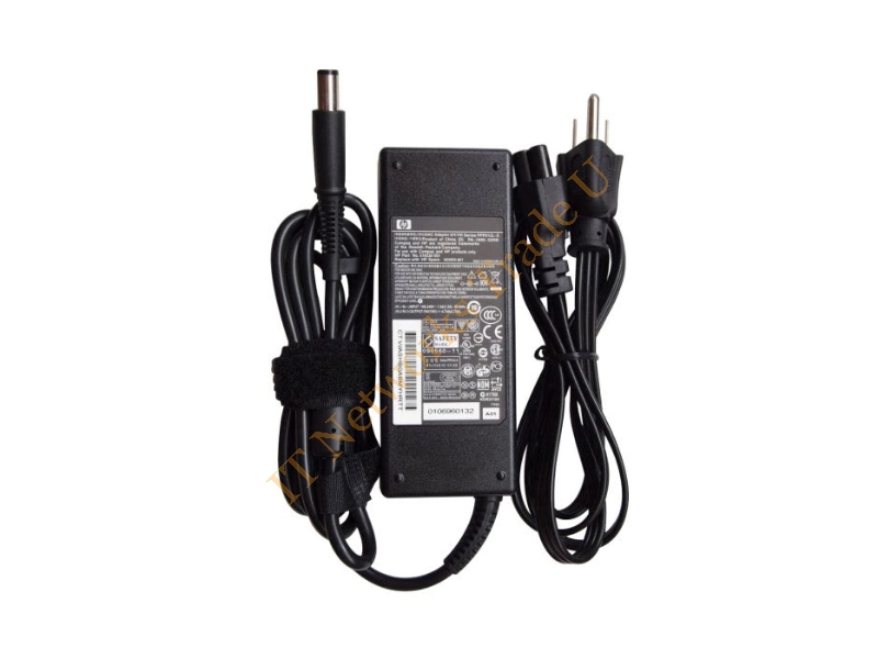 463553-001 HP 90-Watts 100-240VAC 50-60Hz 1.5A 19VDC Smart Pin Slim AC Power Adapter for NC6000/NC8400/NX8400 Series Notebooks