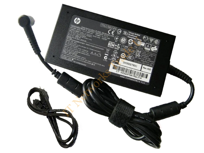 463953-001 HP 120-Watts 18.5V 2.5A Smart AC Adapter for VariousNotebooks Power Adapter