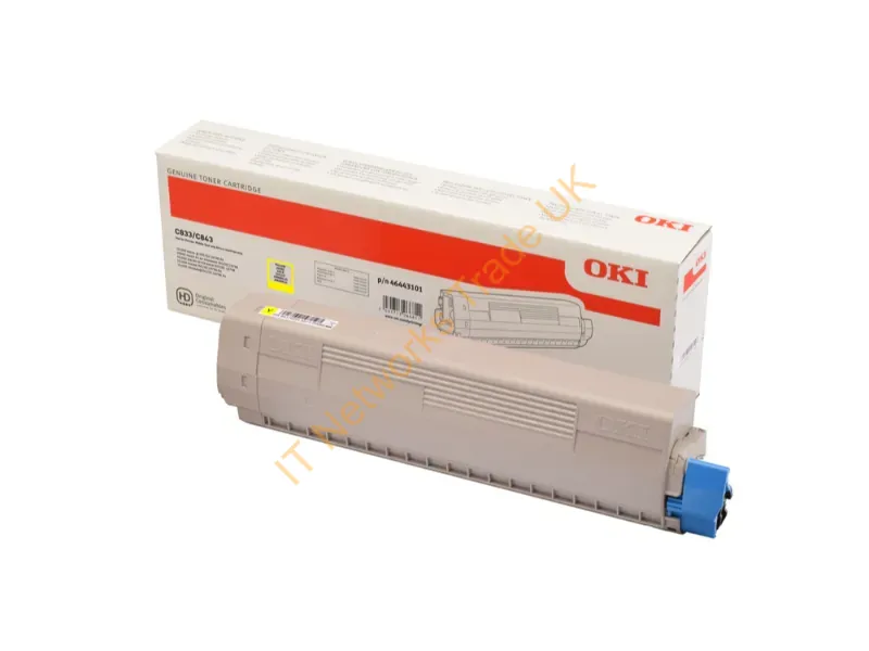 OKI 46443101 Toner yellow, 10K pages Accessory
