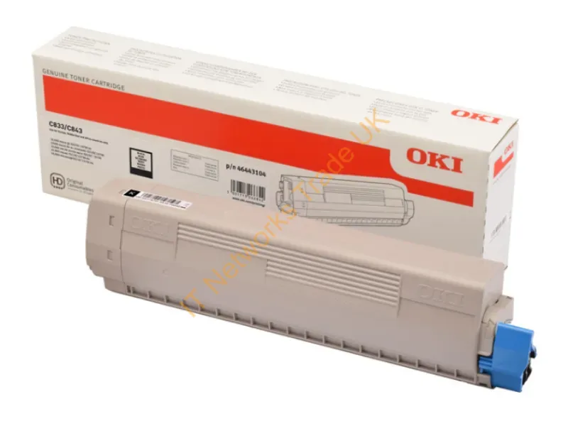 OKI 46443120 Toner black, 10K pages Accessory