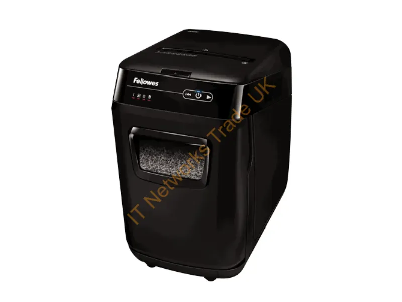 4656301 - Fellowes AutoMax 200M paper shredder Micro-cut shredding Black
