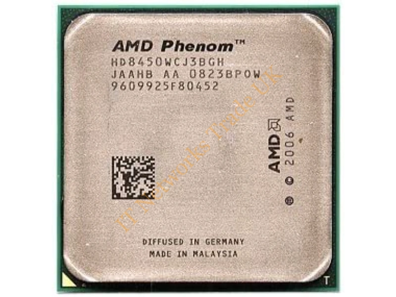466174-001 HP 2.3GHz 1800MHz HTL 2MB L3 Cache Socket AM2 / AM2+ AMD Phenom X3 8600B 3-Core Retail Processor