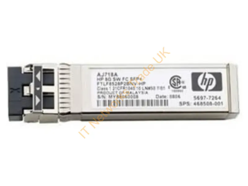 468508-001 HP 8Gb/s Short Wave Fibre Channel SFP+ Transceiver Module