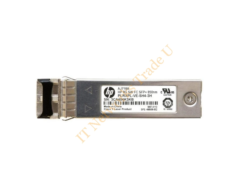 468508-002 HP 8Gb/s 850nm Short Wave Fibre Channel SFP+ Transceiver Module