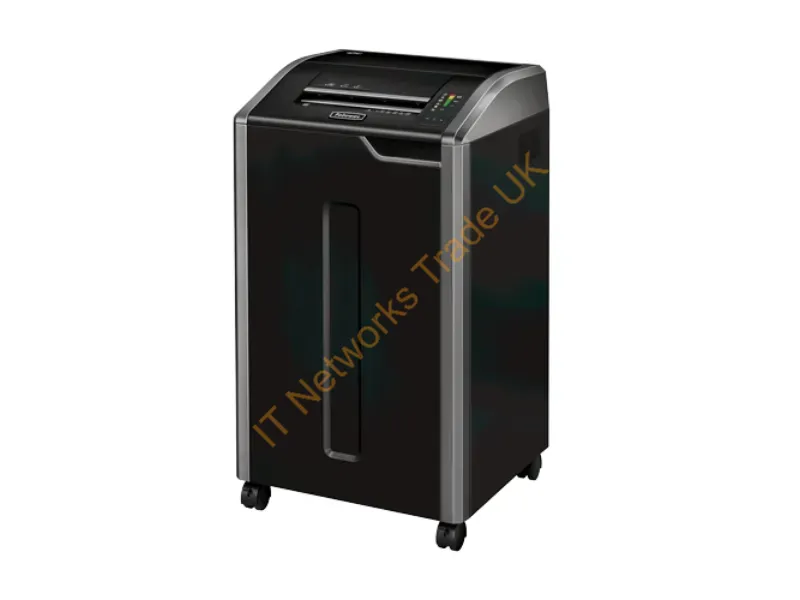 4698001 - Fellowes 425Ci paper shredder Cross shredding 30 cm Black, Silver
