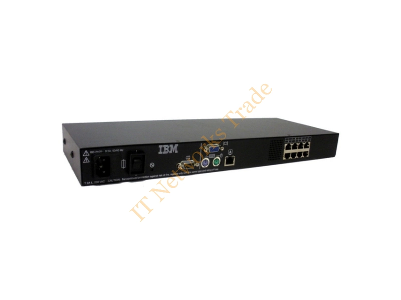 46M5375 IBM 32 Port KVM Console Management with 1x Modem Port and 2x PDU Port Rail Kit Server Accessory