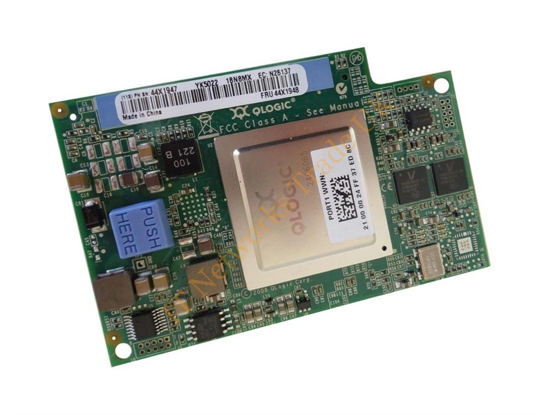 46M6066 IBM Qlogic 4GB PCI-Express 2.0 X8 Fibre Channel EXPANSION Card (CIOV) for IBM B Network Adapter