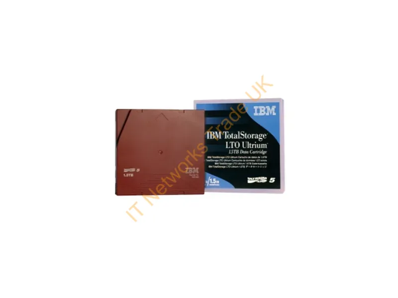 46X1292 IBM LTO Ultrium 5 WORM Data Cartridge LTO Ultrium LTO-5 1.50 TB (Native) / 3 TB (Compressed) Tape Media Storage
