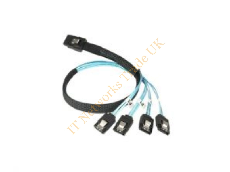 46X9904 IBM MiniSAS to 4xMiniSAS 1x4 Interposer Cable Power Adapter