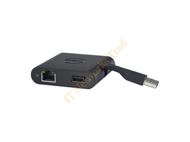 470-ABHH Dell USB 3.0 to HDMI / VGA / Ethernet / USB 2.0 Adapter USB Display Adapter