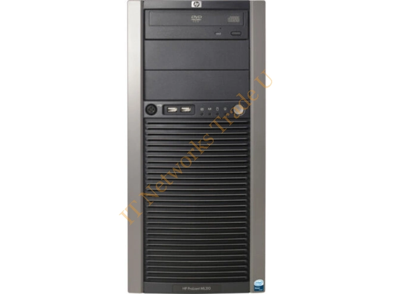 470065-052 HP ProLiant ML310 G5p Intel -Core 2 Quad Q9400 2.66GHz CPU 2GB DDR2 SDRAM 5U Tower Server Server System