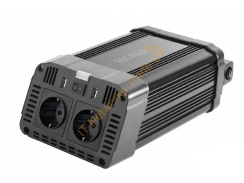 4753 - Technaxx 1200W TE16 Indoor Black power adapter/inverter
