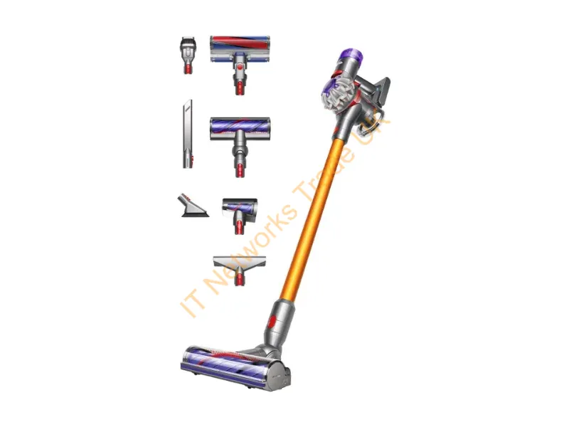476547-01 - Dyson V8 Absolute 2-in-1 stick vacuum Battery Dry Bagless Silver, Yellow