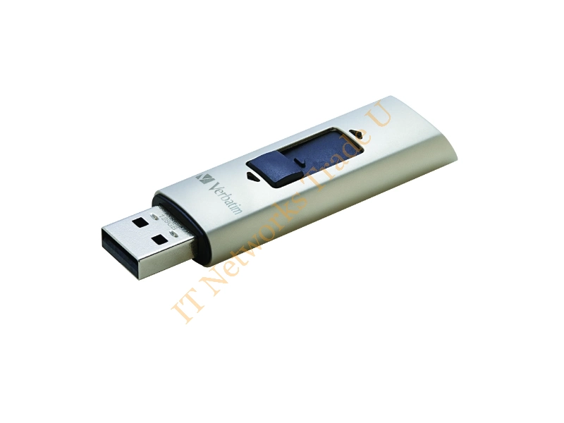 47690 - Verbatim Vx400 128GB USB 3.0 (3.1 Gen 1) USB Type-A connector Silver USB flash drive Storage Device