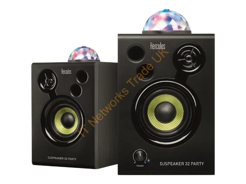 4780891 - Hercules DJ Speaker 32 Party Black Wired 30 W