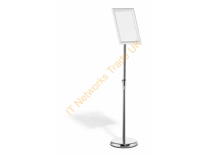 479823 - Durable 479823 sign holder/information stand A4 Aluminium, Plastic, Steel Silver