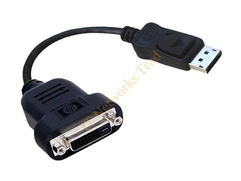 481409-002 HP 7.5 inch Display Port to DVI-D Adapter Cable for dc7900 Desktop Power Adapter Accessory