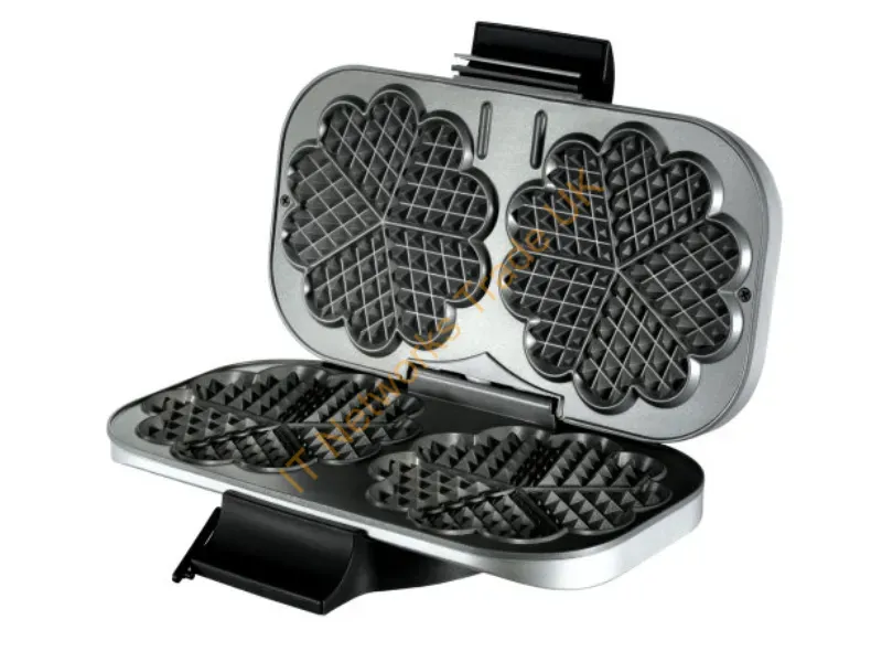 48241 - Unold 48241 waffle iron 2 waffle(s) 1300 W Black, Silver