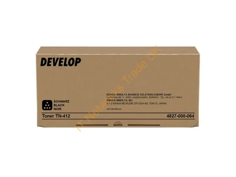 4827000064 - Develop 4827-000-064/TN-412 Toner cartridge, 19K pages for Develop Ineo 40