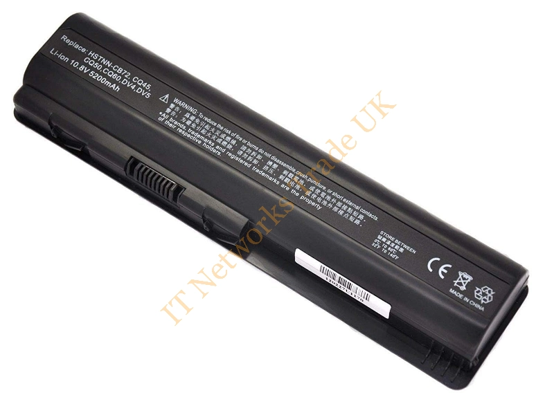 484171-001 HP 6-Cell Li-Ion 10.8VDC 4400mAh Battery for Pavilion DV4 / DV5 Series Laptop Battery