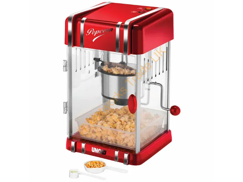 48535 - Unold 48535 popcorn popper Red, Silver 300 W