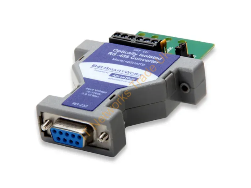 485OI9TB - Imc Networks 485Oi9Tb Serial Converter/Repeater/Isolator Rs-232 Rs-422/485 Blue