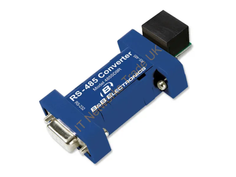 485SD9RJ - B&B Electronics 485Sd9Rj Serial Converter/Repeater/Isolator Rs-232 Rs-485 Black, Blue