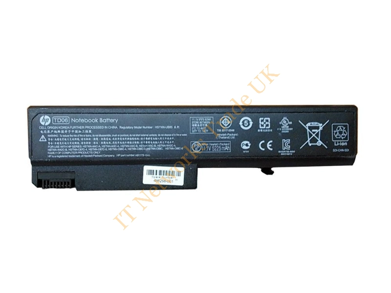 486298-001 HP Notebook Battery Lithium Ion 6-Cell for EliteBook 6930p 6530b 6535b 6730b 6735b Series KU531AA Laptop Battery