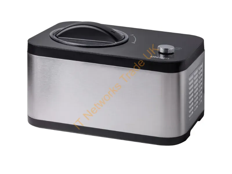 48826 - Unold 48826 Eismaschine & Joghurtbereiter EVA Compressor ice cream maker 1.5 L 120 W Black, Stainless steel