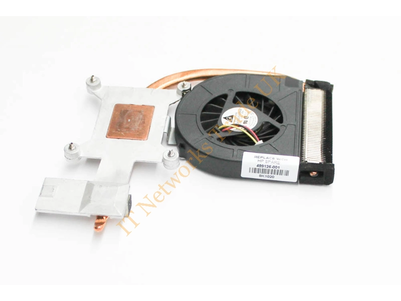 489126-001 HP Thermal Heat Sink Module Assembly With Fan Fans And Heatsink Combo