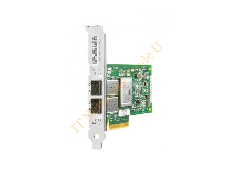 489193-002 HP StorageWorks 82Q Dual Port Fibre Channel 8Gb/s PCI-Express Host Bus Adapter Fiber Channel Controller