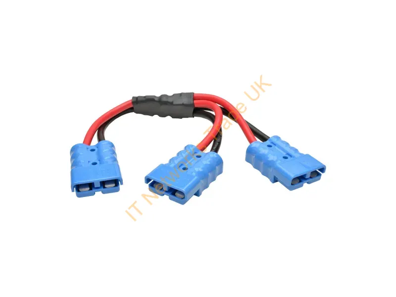 48VDCSPLITTER - Tripp Lite 48Vdcsplitter Power Cable Black, Red 11.8" (0.3 M) 2-Pin Terminal Block