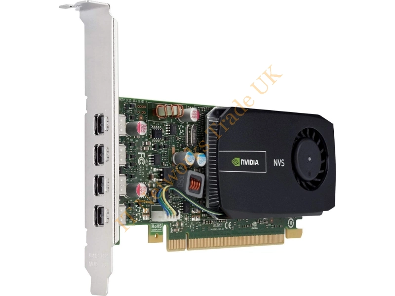 490-BBQU Dell nVidia Quadro NVS 510 2GB GDDR3 PCI Express 3.0 x16 Video Graphics Card