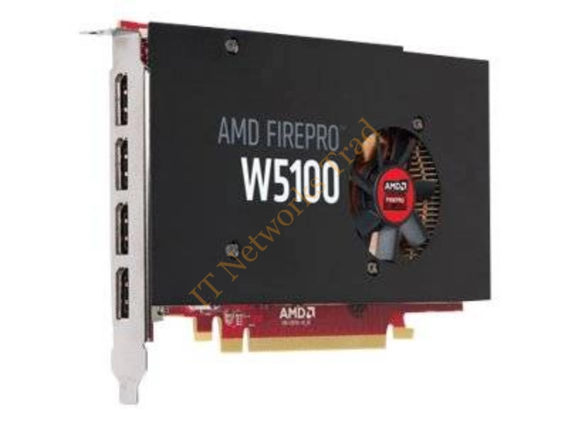 490-BCGG Dell AMD FirePro W5100 4GB 4 x DisplayPort / 2 x DVI Video Graphics Card