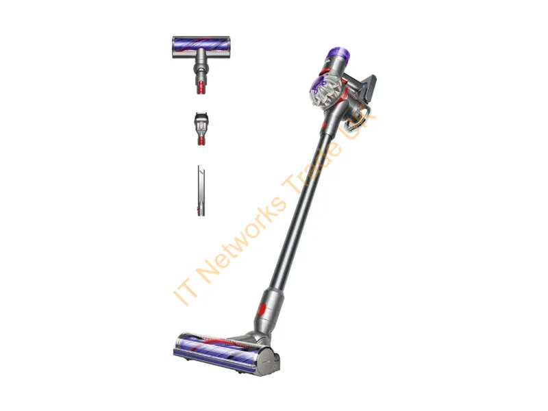 492636-01 - Dyson V8 Advanced 2-in-1 stick vacuum Battery Dry Bagless Nickel, Silver