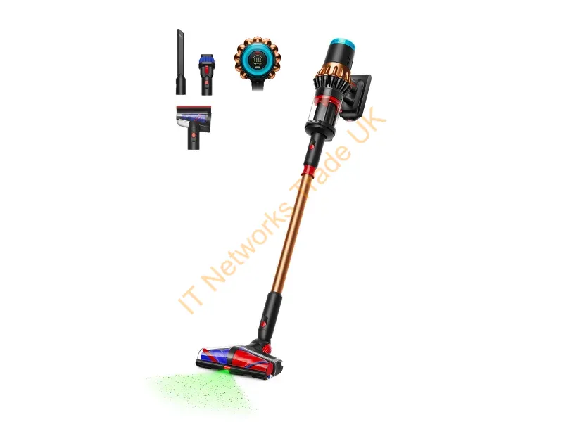 492963-01 - Dyson V16 Piston Animal 2-in-1 stick vacuum Battery Dry HEPA Bagless 1.3 L 900 W Black, Copper