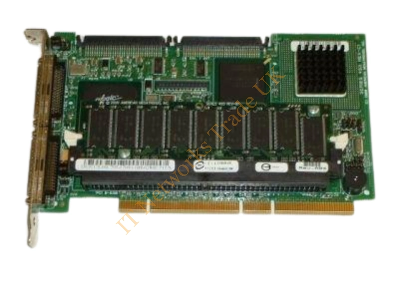 4932010232A LSI Logic MegaRAID Dual Channel 64-bit 66MHz PCI Ultra-160 SCSI Controller Card with 32MB Cache RAID Controller