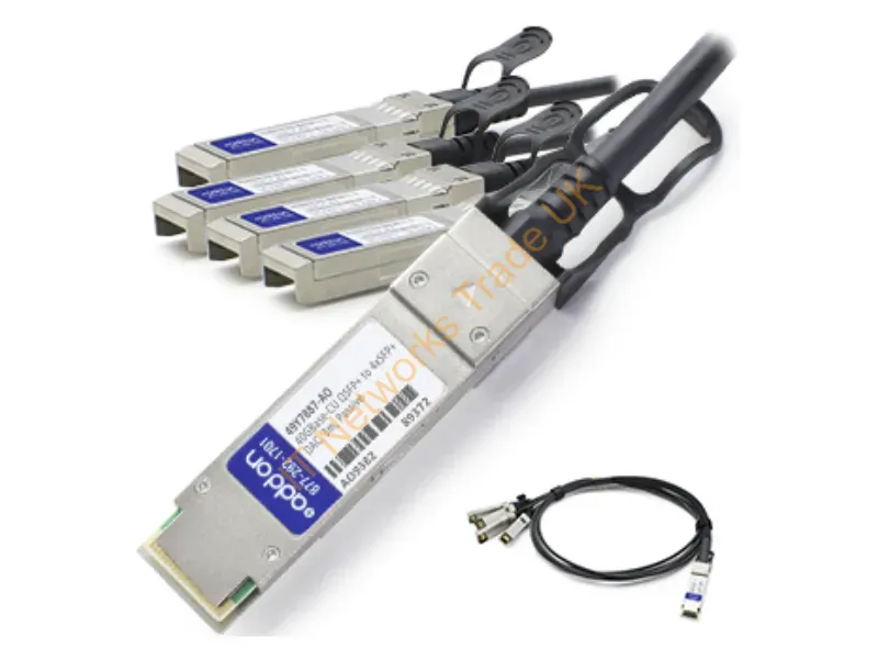 49Y7887-AO - Addon Networks 3M Qsfp+ - 4 X Sfp+ Infiniband/Fibre Optic Cable 118.1" (3 M) Qsfp+ 4Xsfp+ Black