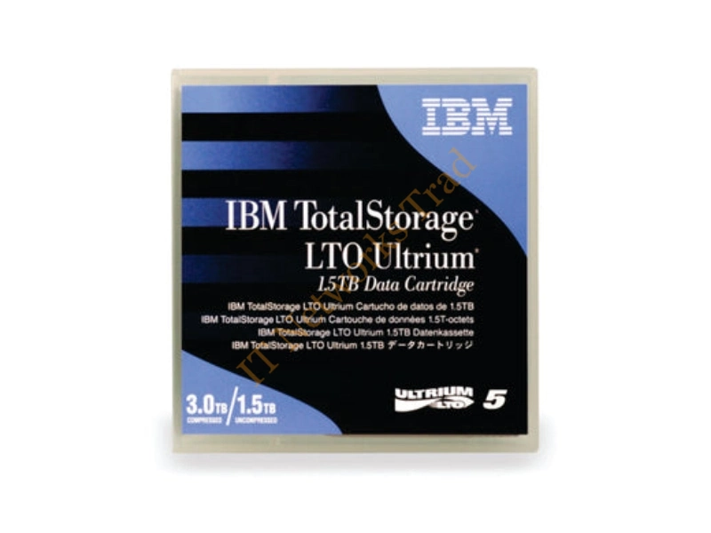 49Y9899 IBM LTO Ultrium 5 Data Cartridge LTO Ultrium LTO-5 1.50 TB (Native) / 3 TB (Compressed) 5 Pack Tape Media Storage