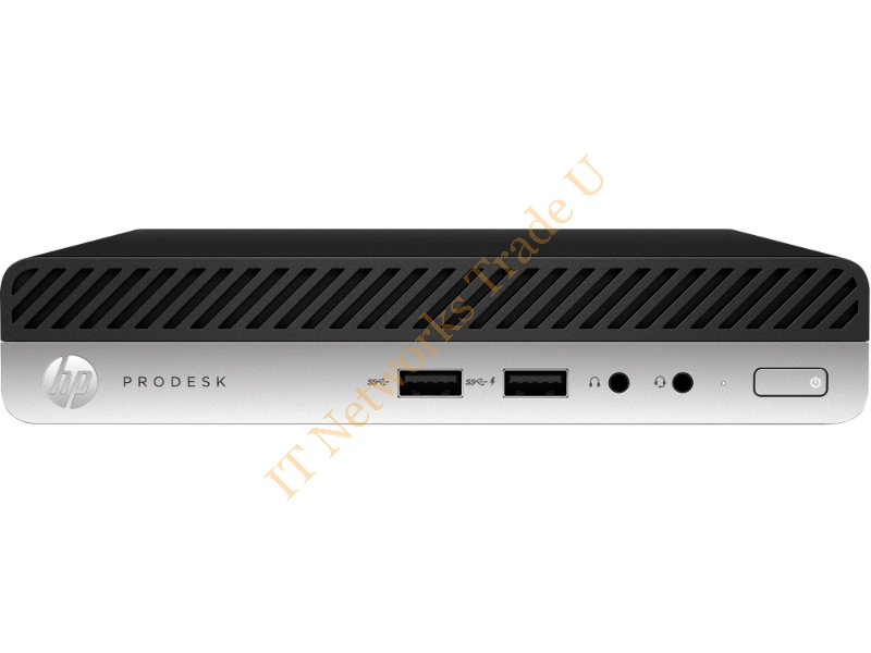 HP ProDesk 400 G4 3.1GHz i3-8100T Mini PC Black, Silver Mini PC Workstation Systems