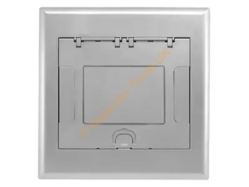 4GAFBCVRALUC - Hubbell Premise Wiring 4G Afb Cvr, Insert, Aluminum Powder