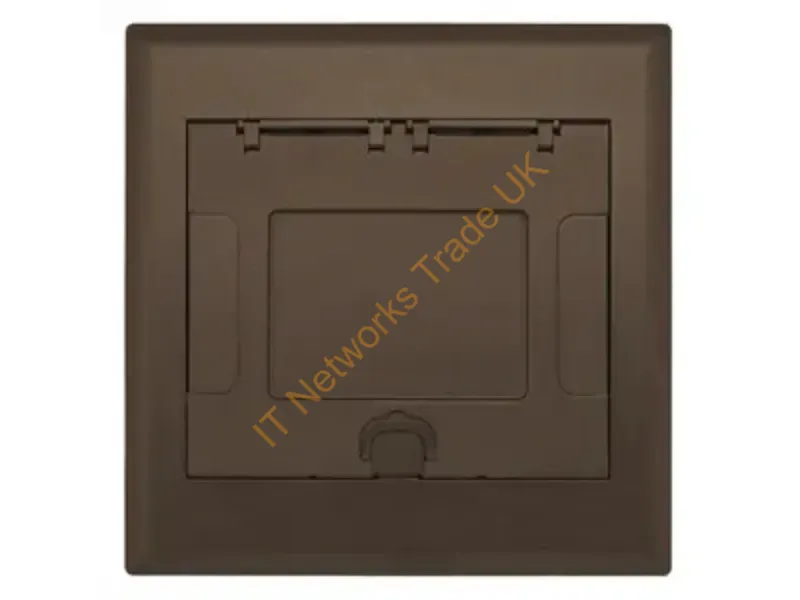 4GAFBCVRBRZC - Hubbell Premise Wiring 4G Afb Cvr, Insert, Bronze Powder