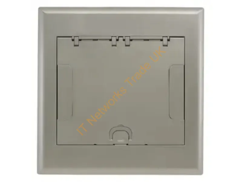 4GAFBCVRNK - Hubbell Premise Wiring 4G Afb Cvr, Flush, Nickel Powder