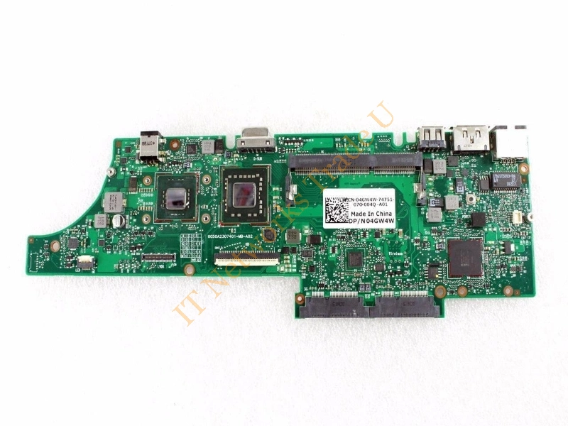 4GW4W Dell DDR3 System Board for Latitude 13 Laptop Motherboard