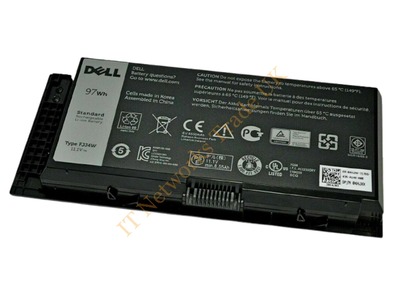 4HJXX Dell 9-Cell 97WHr Battery for Precision M6800 M4800 Laptop Battery