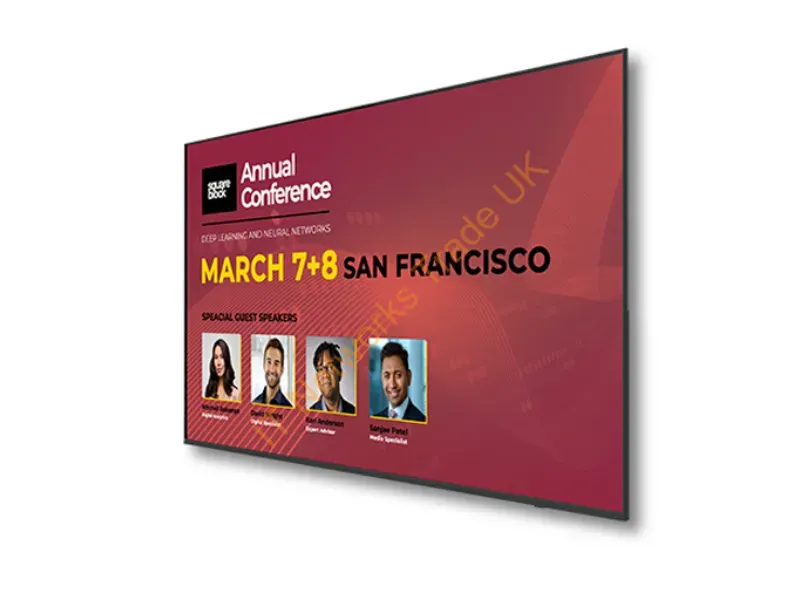 4P-B75EJ2U - Sharp 4P-B75Ej2U Signage Display Digital Signage Flat Panel 75" Led Wi-Fi 380 Cd/M 4K Ultra Hd Black Linux
