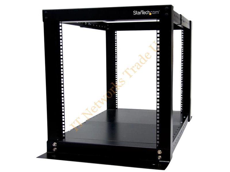 StarTech.com 12U Adjustable 4 Post Server Equipment Open Frame Rack Cabinet Accessory