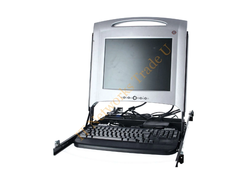 4U133 Dell 15-inch Rack Mount TFT Monitor With Rails 1U No Keyboard and Mouse KVM LCD And Keyboard Combo